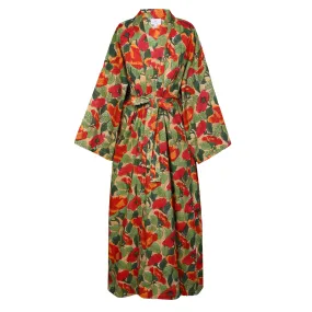 Frida Floral Cotton Dress Robe