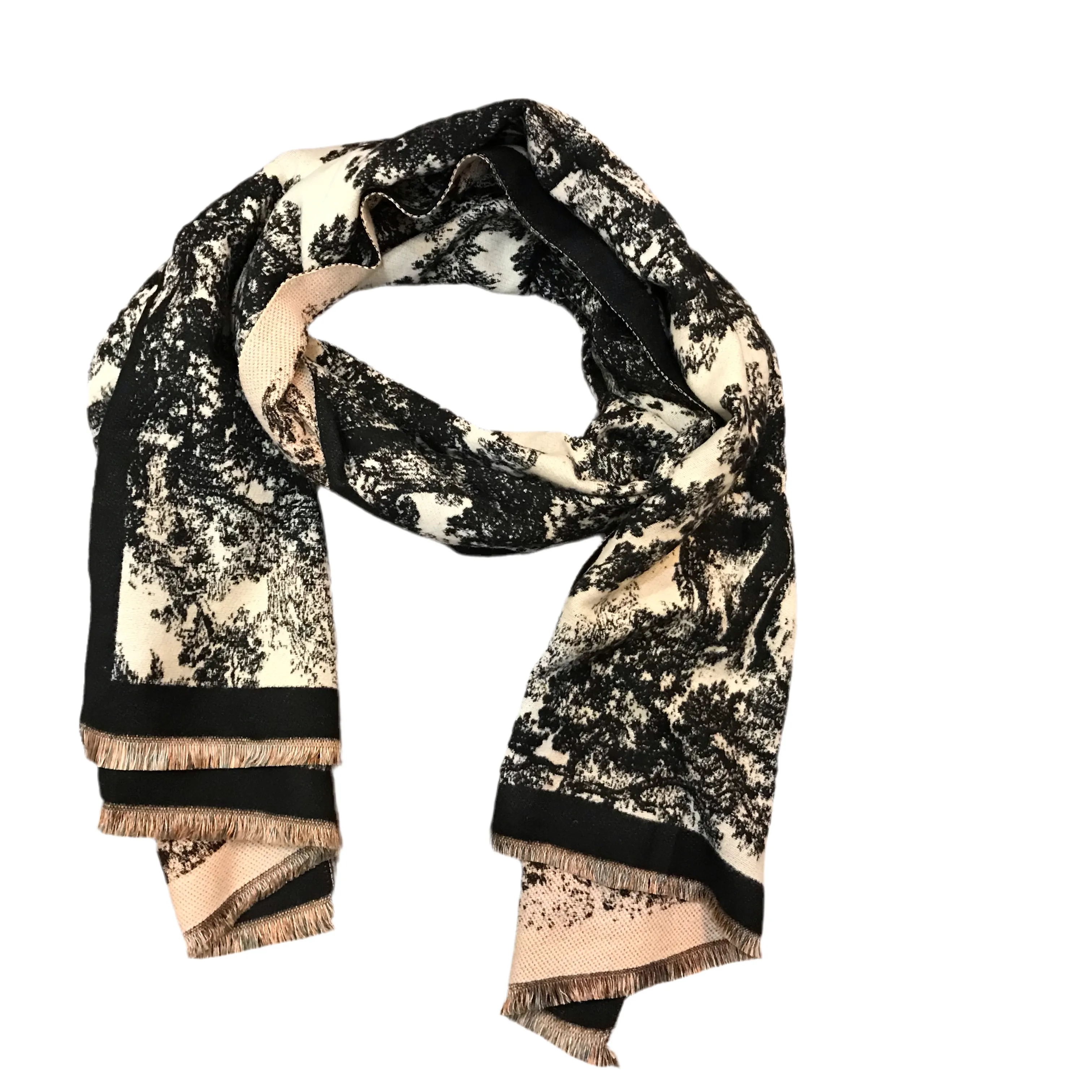 Abstract Tree Branches Scarf