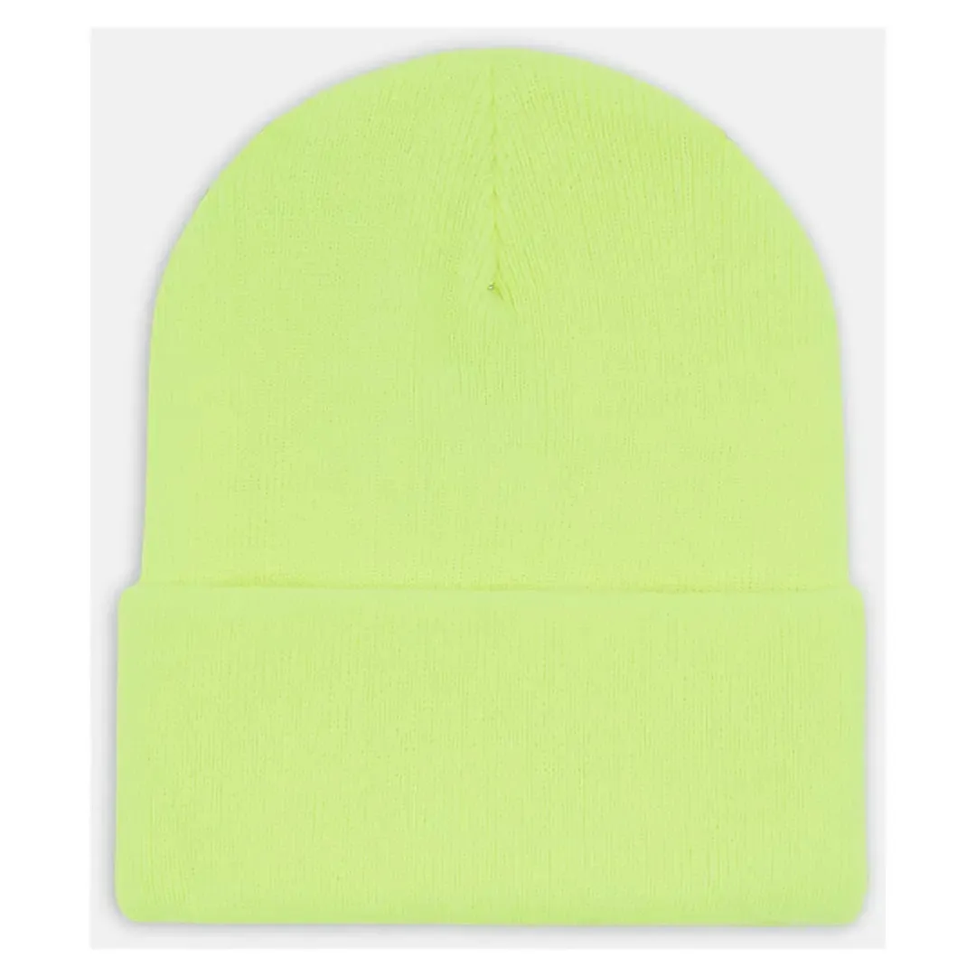 Acrylic Cuffed Beanie - Neon Yellow by Dickies