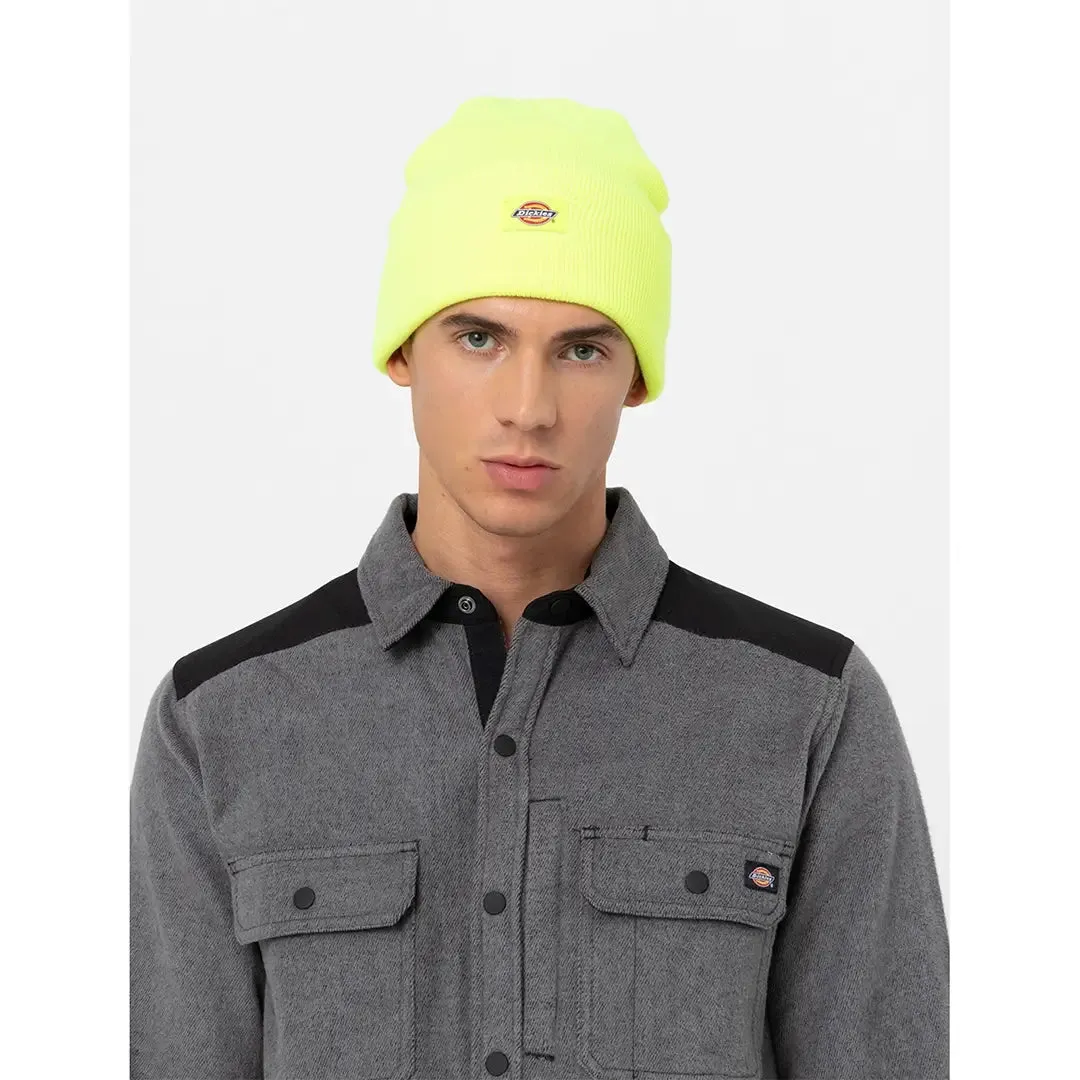 Acrylic Cuffed Beanie - Neon Yellow by Dickies