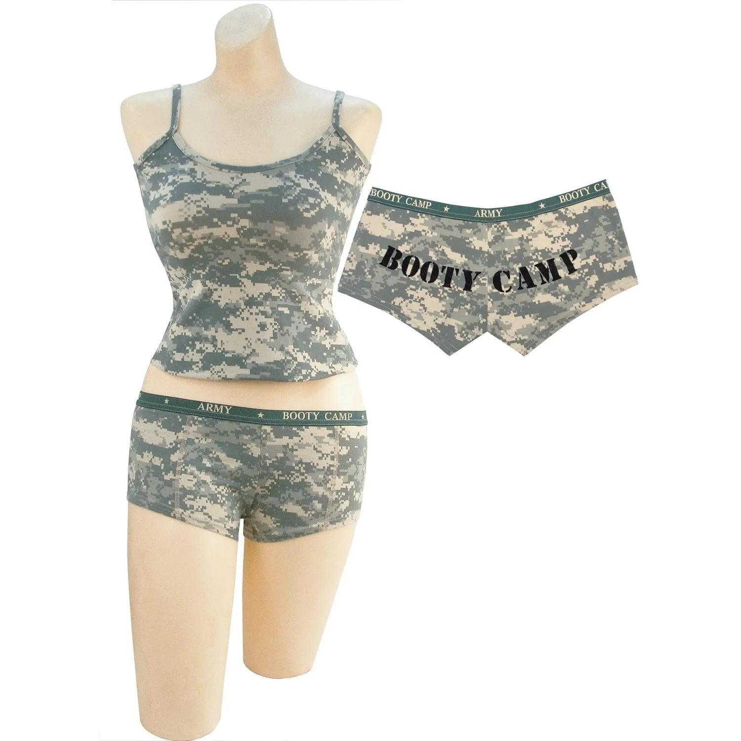 ACU Digital "Booty Camp" Booty Shorts & Tank Top