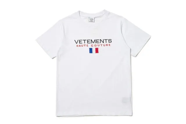 Aidase Summer Outfits Sticker Vetements Women Men T-Shirts 1:1 High quality Oversize 280g Combed Cotton Vetements Tees Vetements T shirt