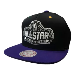 All Star Game 2017 New Orleans Mitchell & Ness Slick Snapback Flat Bill Hat