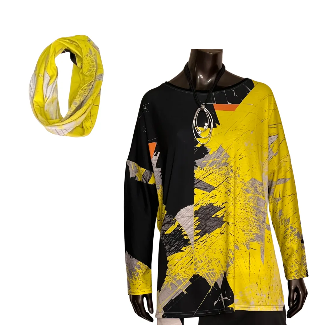 Andrea Geer Infinity Scarf - Yellow