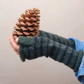 Anika Striped Wool Mittens