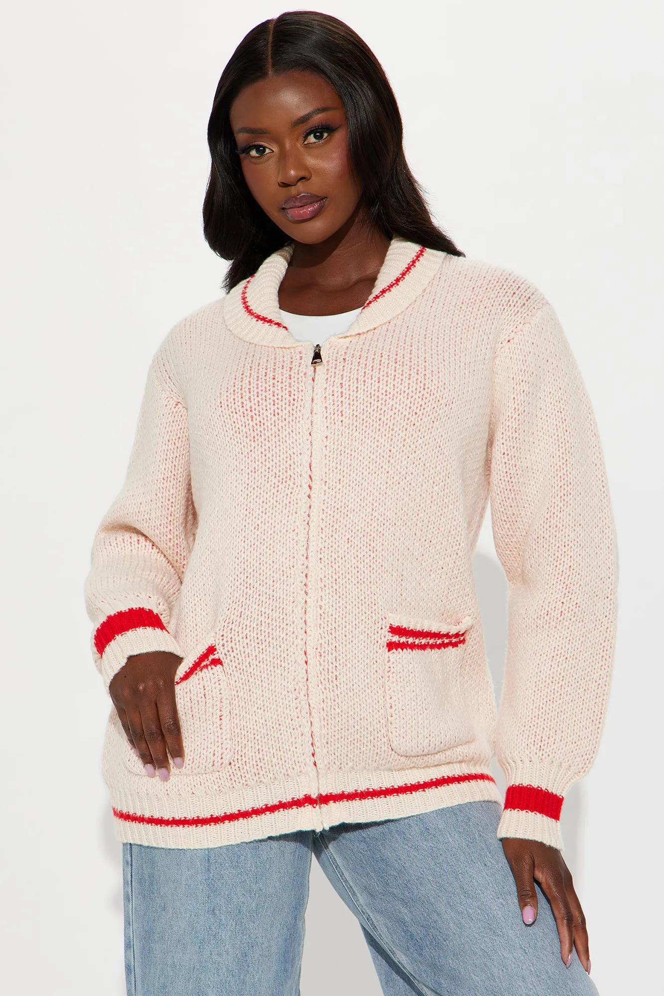 Apres Babe Sweater - Cream/combo