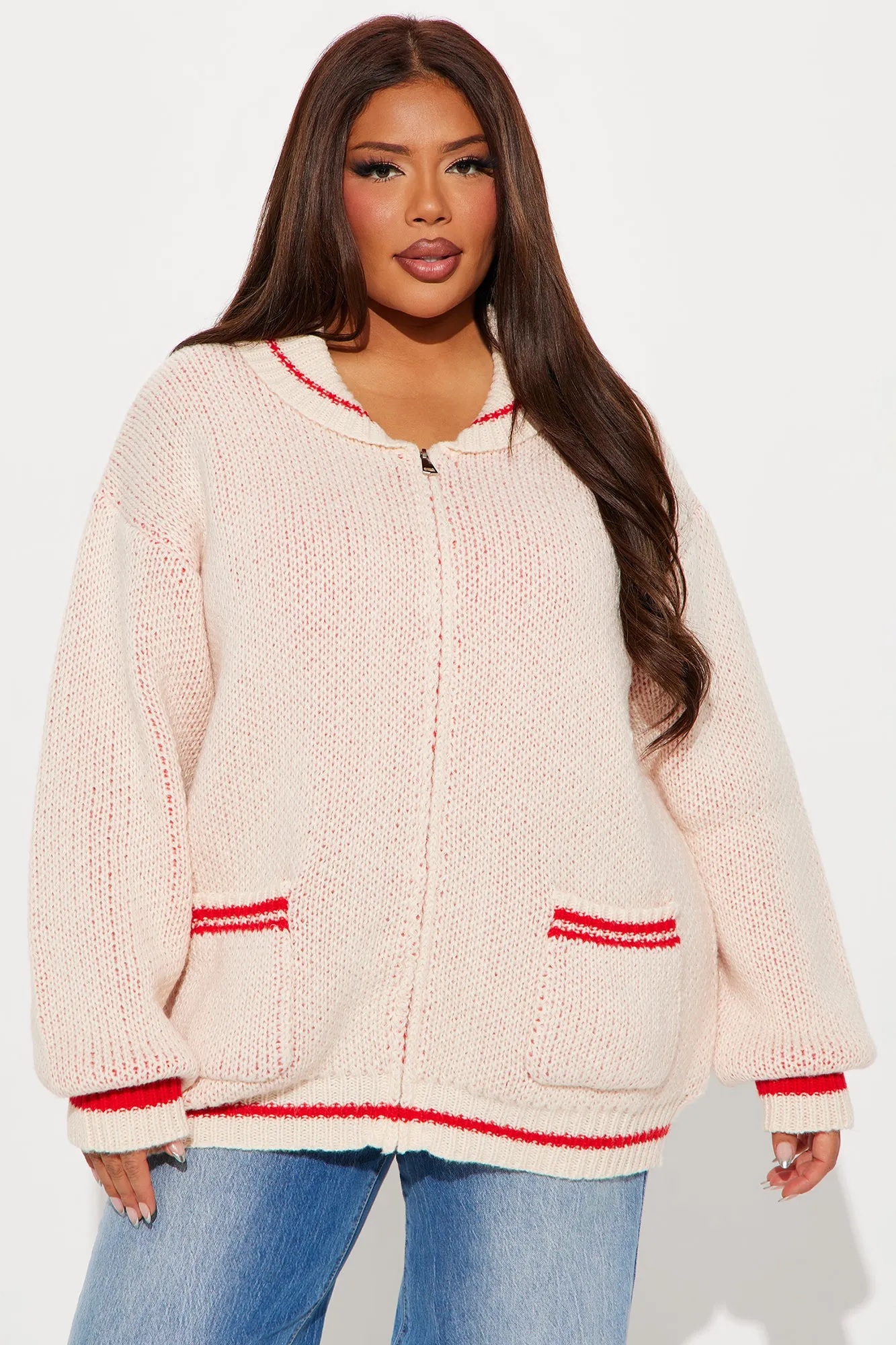 Apres Babe Sweater - Cream/combo