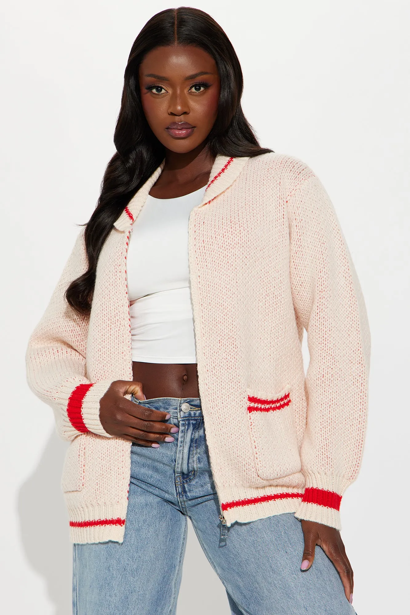 Apres Babe Sweater - Cream/combo