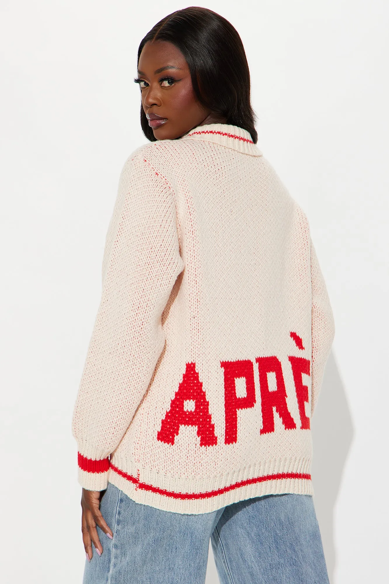 Apres Babe Sweater - Cream/combo