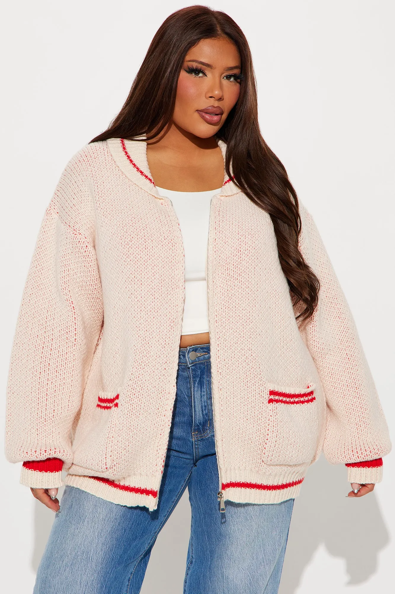 Apres Babe Sweater - Cream/combo