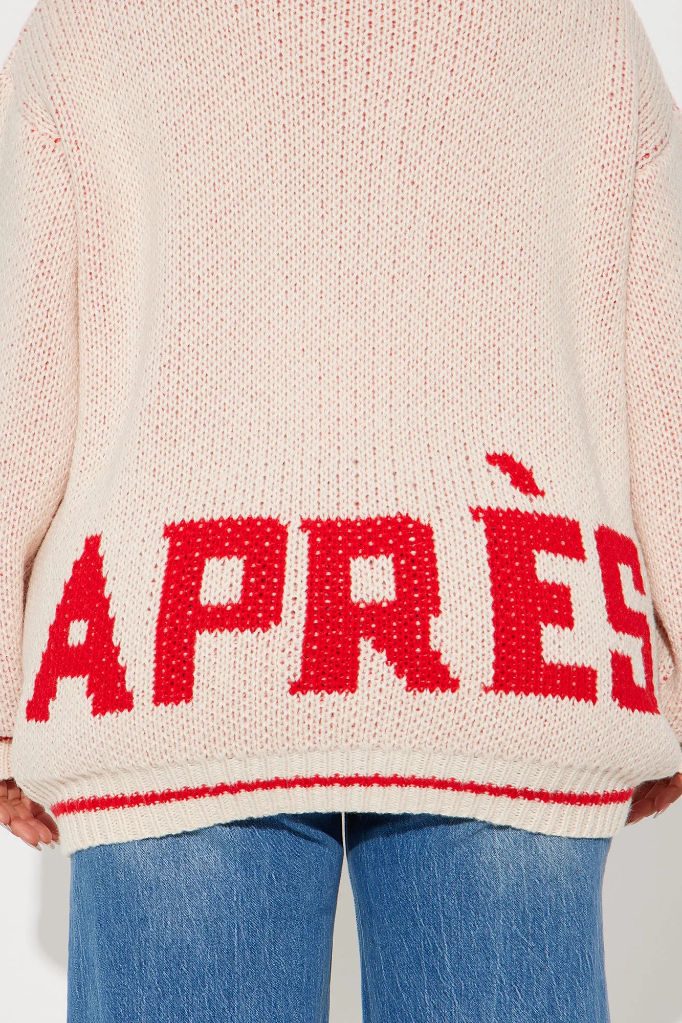 Apres Babe Sweater - Cream/combo