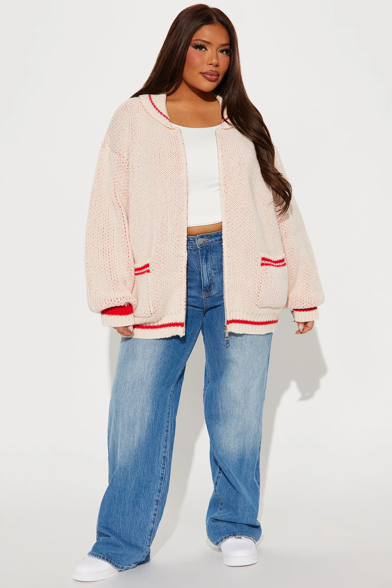 Apres Babe Sweater - Cream/combo