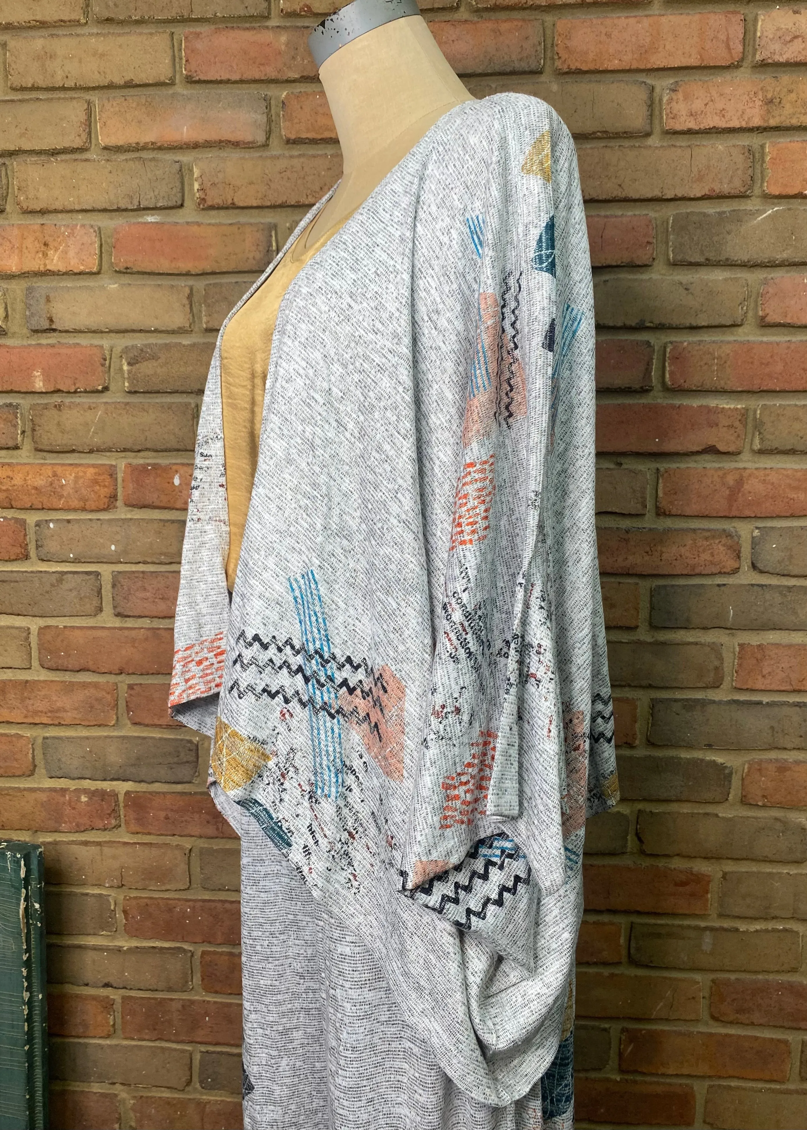 Apricot Drop Shoulder Cardigan #222