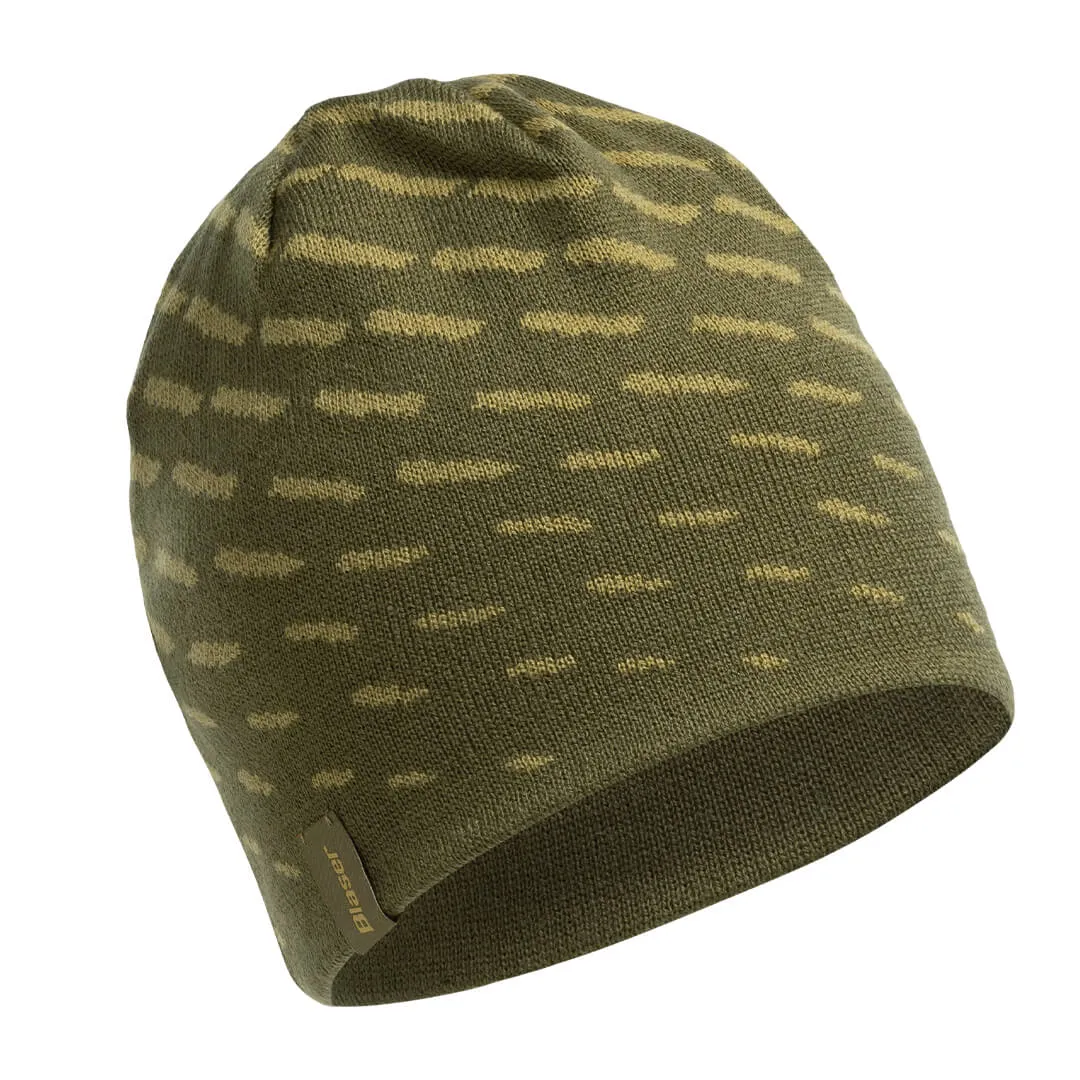 Argali Reversible Beanie - Green/Khaki by Blaser