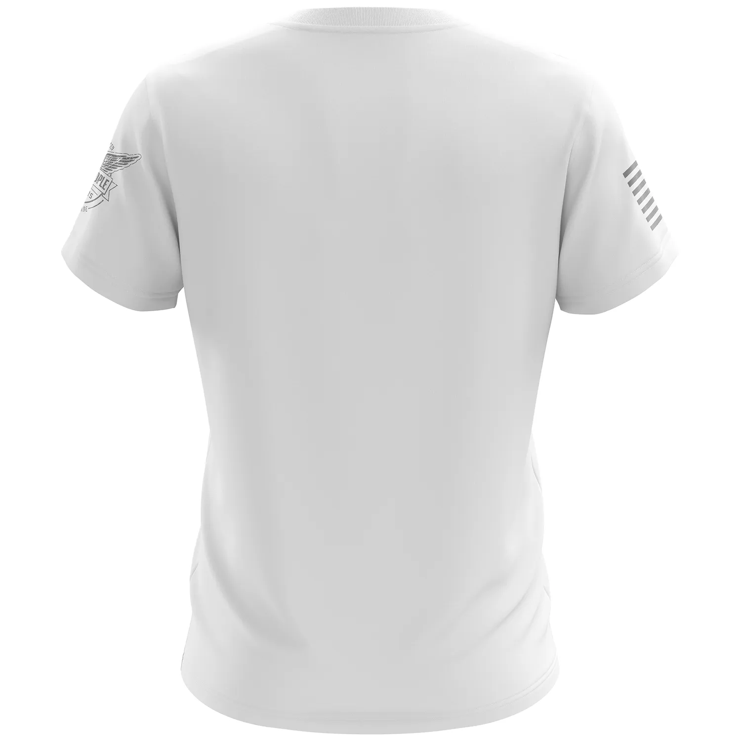 Basic - White   Gray Short Sleeve Shirt