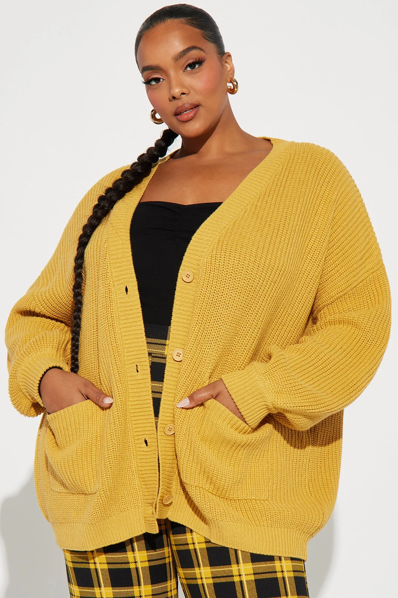 Be My Boyfriend Cardigan - Gold