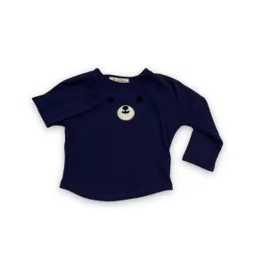 Bear Face Tee - NAVY