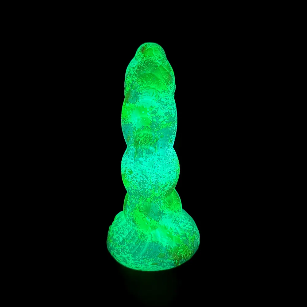 Big Girthy Huge Anal Dildo Butt Plug - Luminous Realistic Dildo Sex Toys for Women