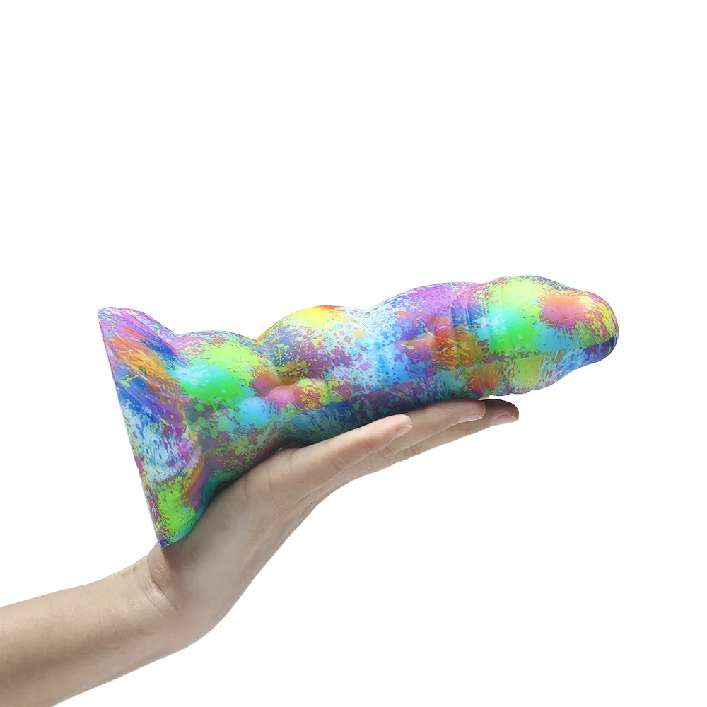 Big Girthy Huge Anal Dildo Butt Plug - Luminous Realistic Dildo Sex Toys for Women