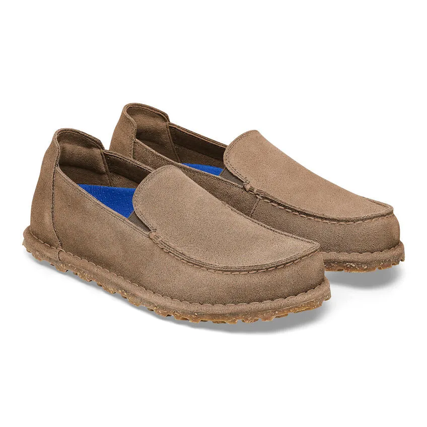 'Birkenstock' Men's Utti Slip On Moccasin - Grey Taupe