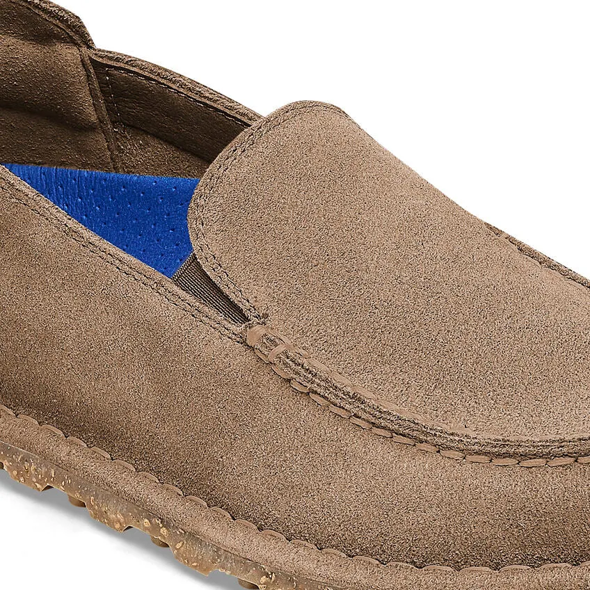 'Birkenstock' Men's Utti Slip On Moccasin - Grey Taupe