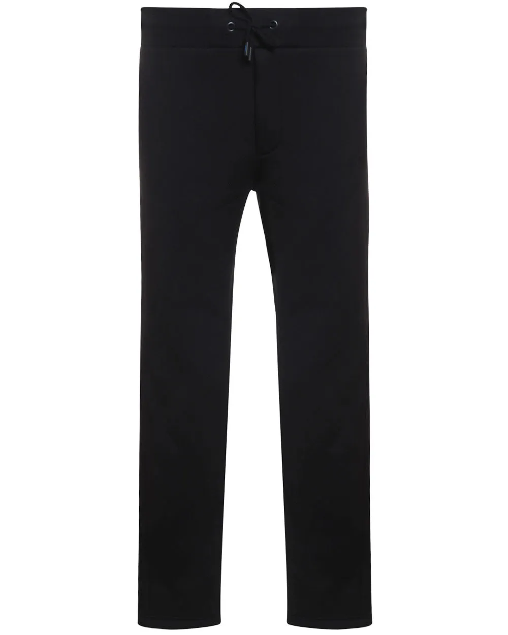 Black Neoprene Tonal Logo Sweatpant