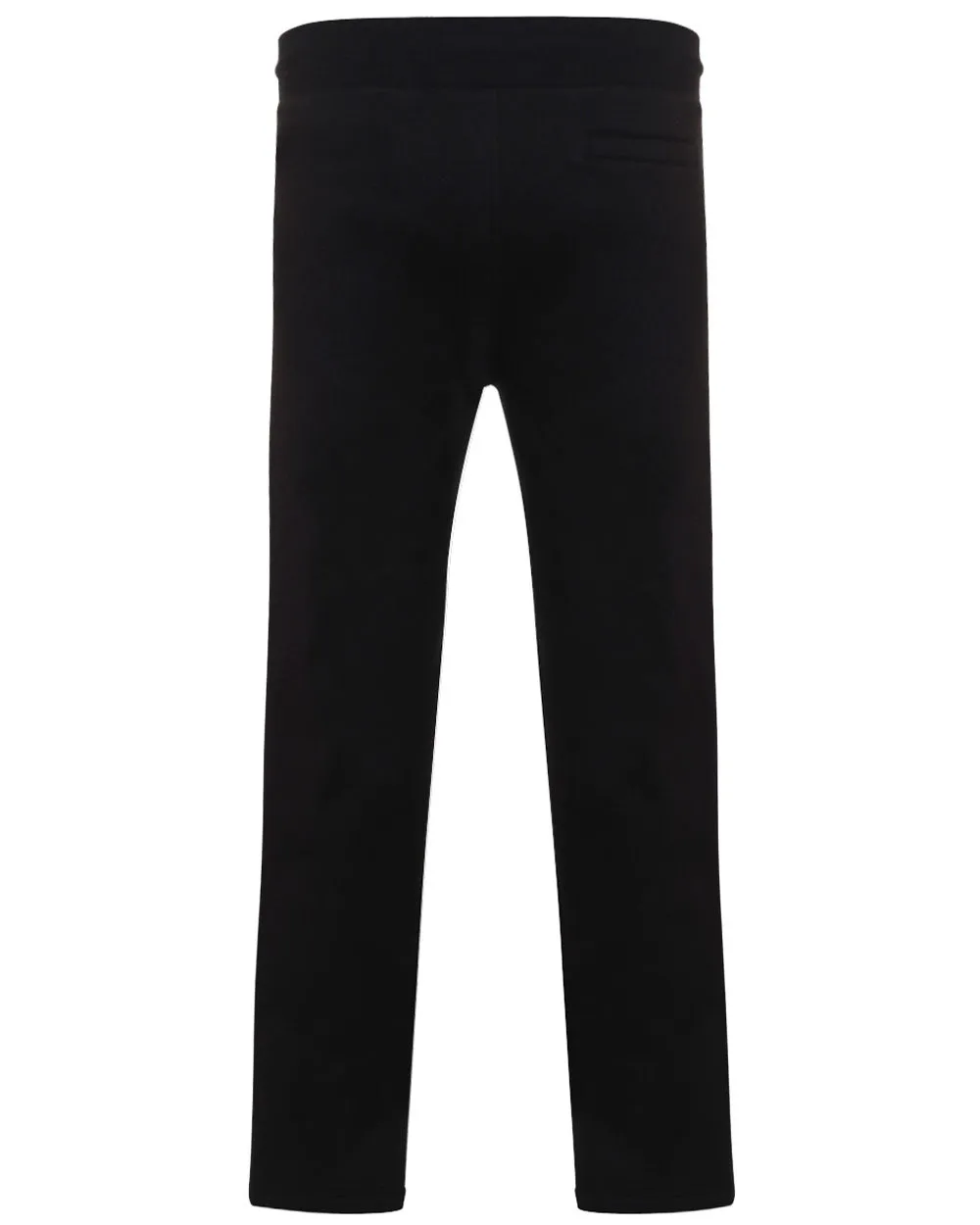 Black Neoprene Tonal Logo Sweatpant