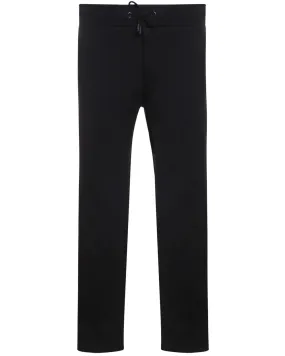 Black Neoprene Tonal Logo Sweatpant