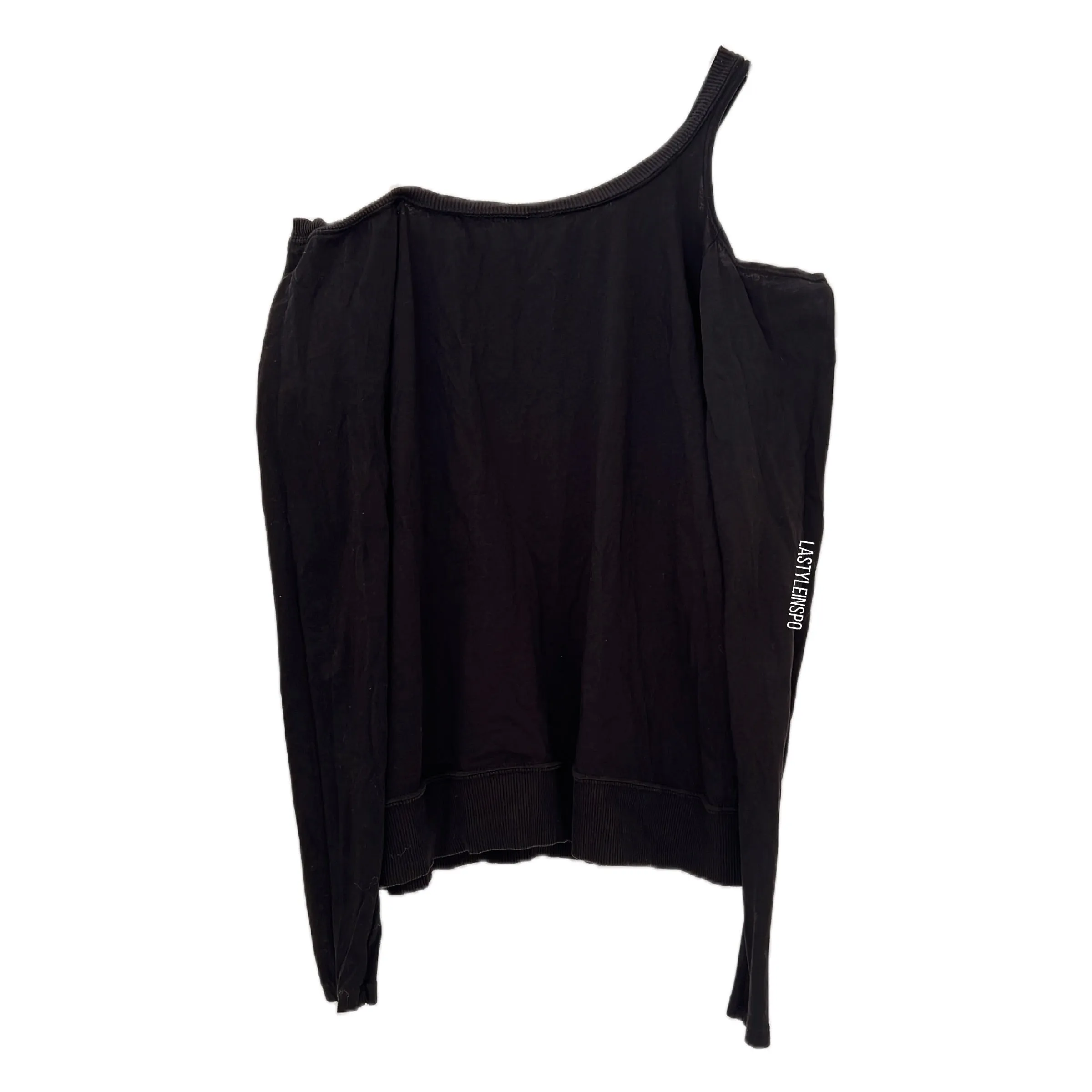 Bobi Los Angeles One Shoulder Top Black Size Small