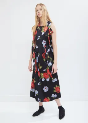 Bow Silk Shift Dress