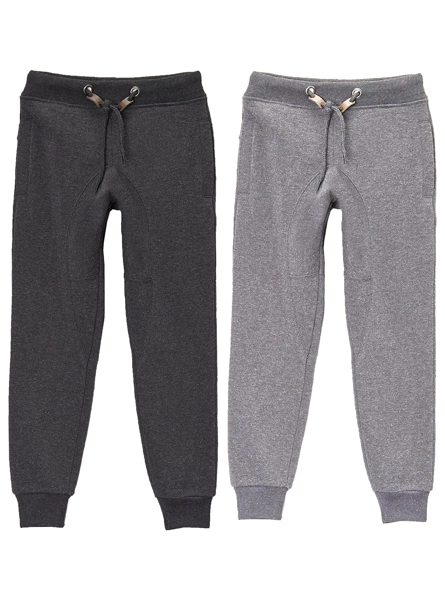 Boy's Slim-Fit Fleece Jogger Sweatpants (2-Pack)