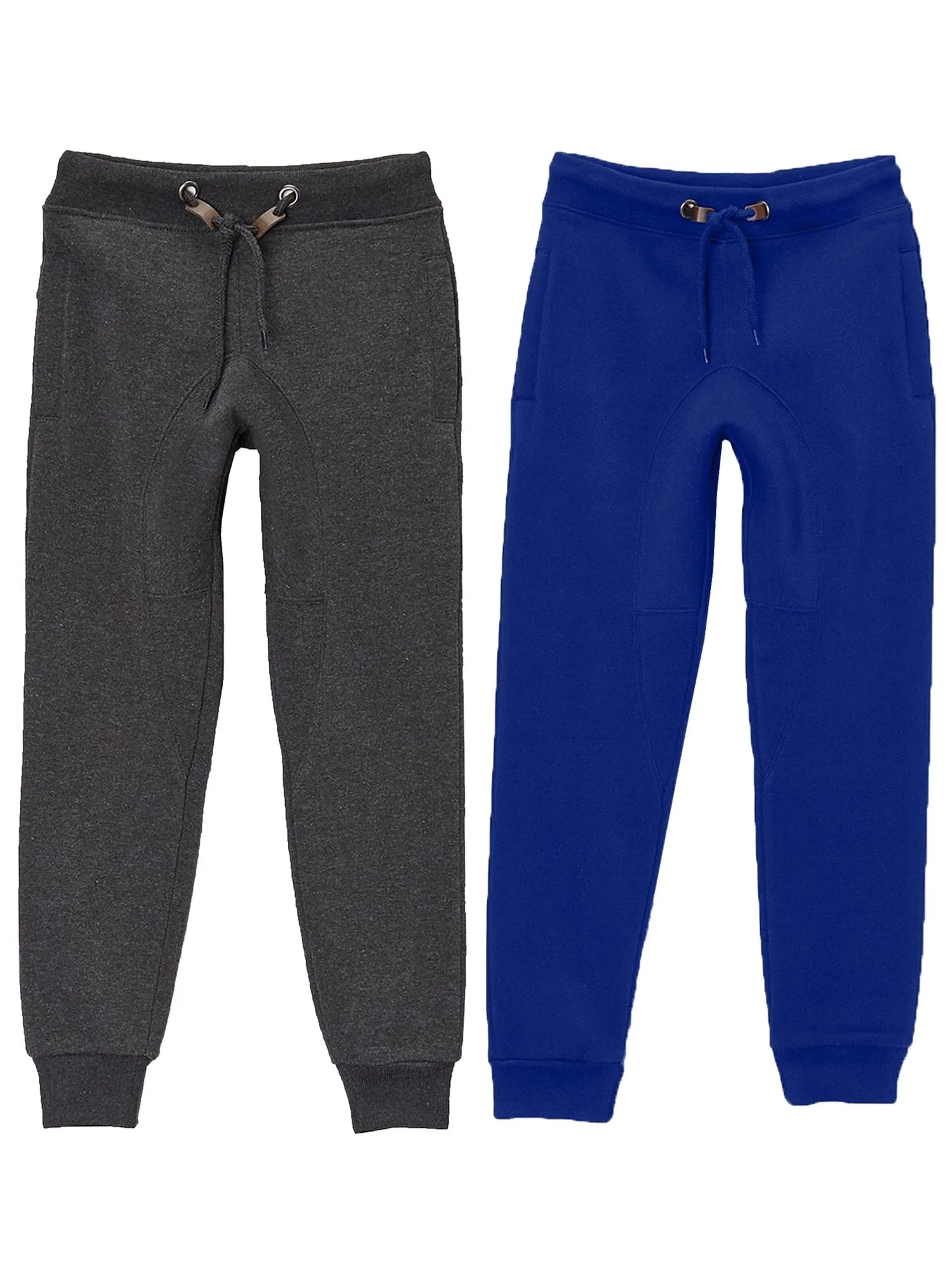 Boy's Slim-Fit Fleece Jogger Sweatpants (2-Pack)