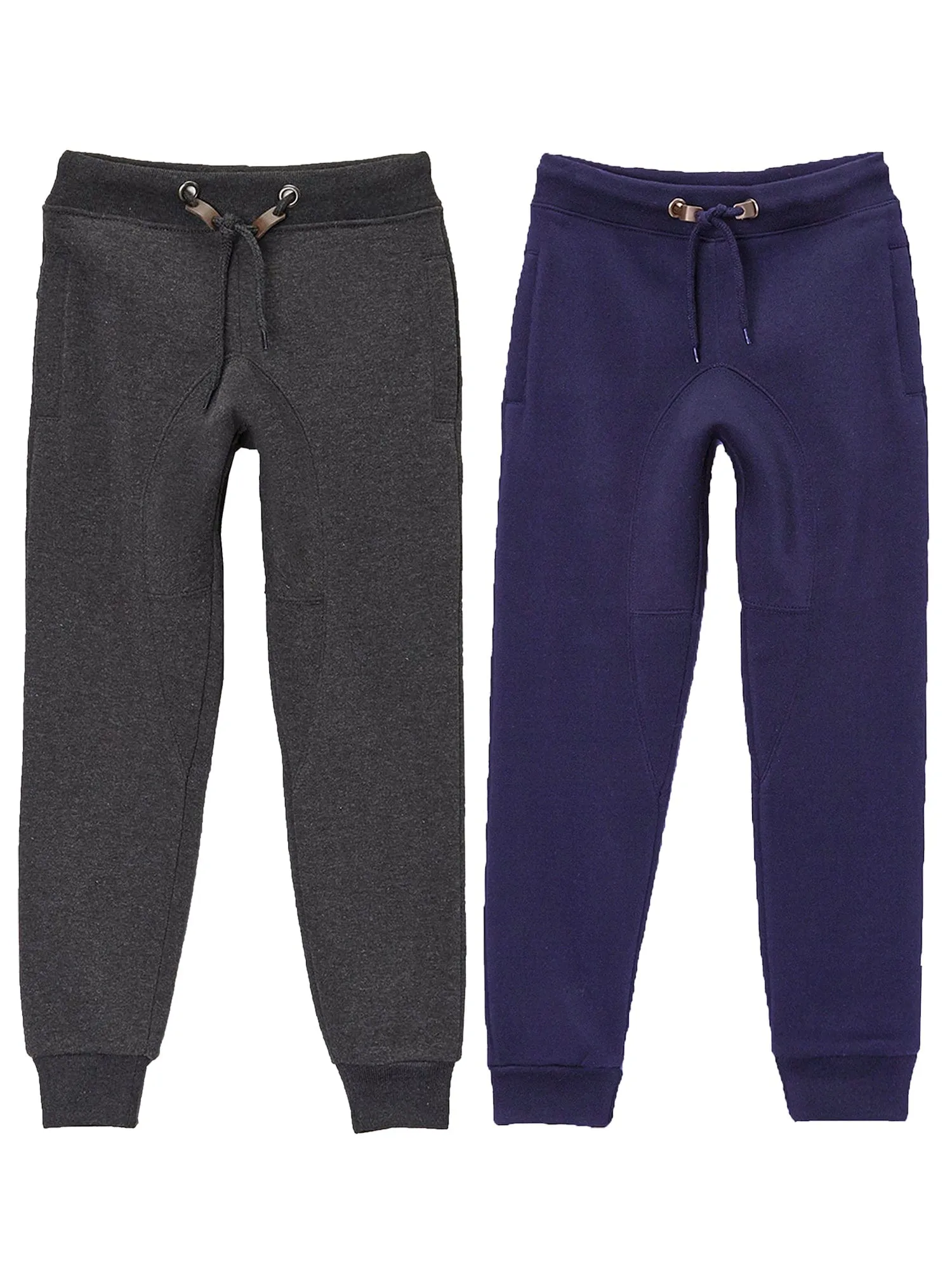 Boy's Slim-Fit Fleece Jogger Sweatpants (2-Pack)