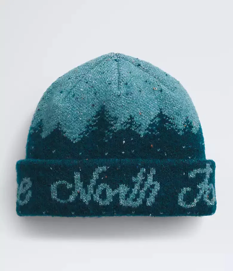 Cabin Mountainscape Beanie