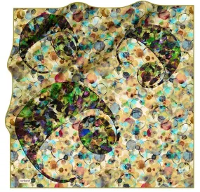 Cacharel Bubbly C Silk Twill Scarf No 51