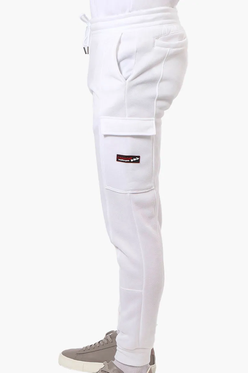 Canada Weather Gear Tie Waist Cargo Joggers - White