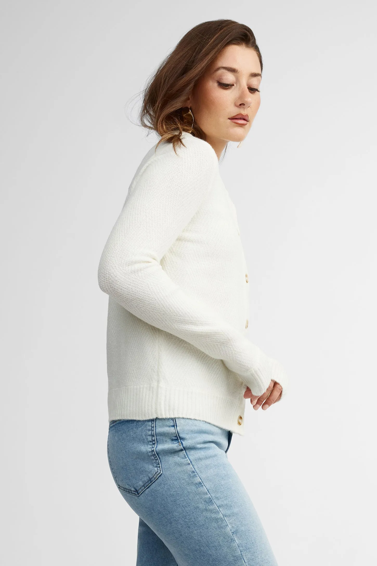 Cardigan col rond - Femme