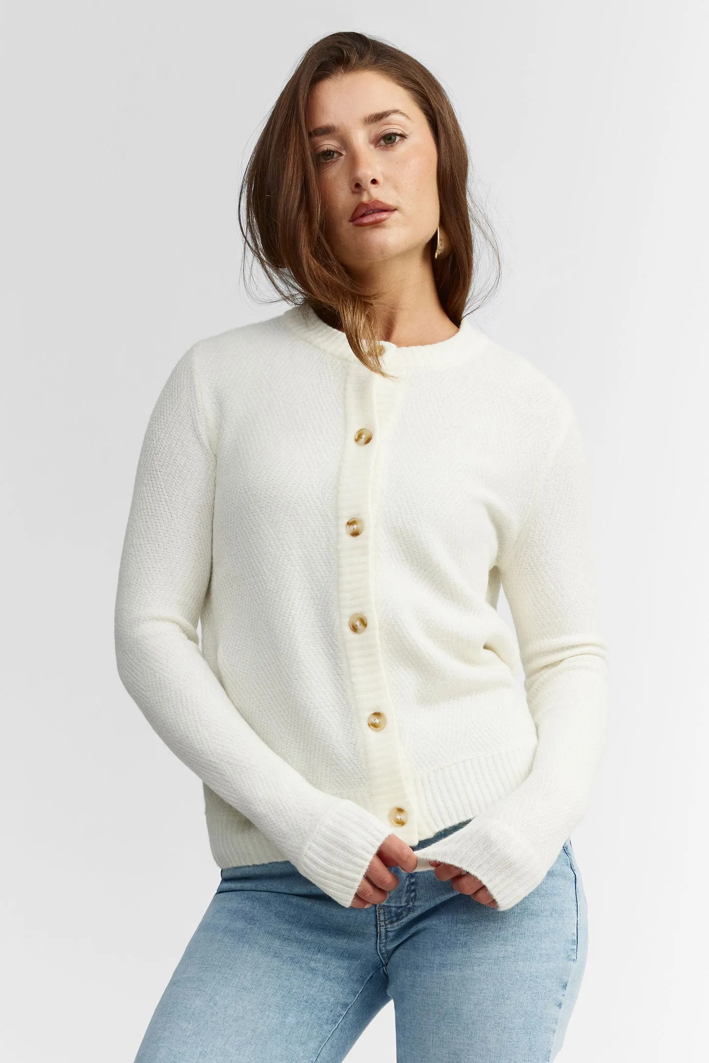 Cardigan col rond - Femme