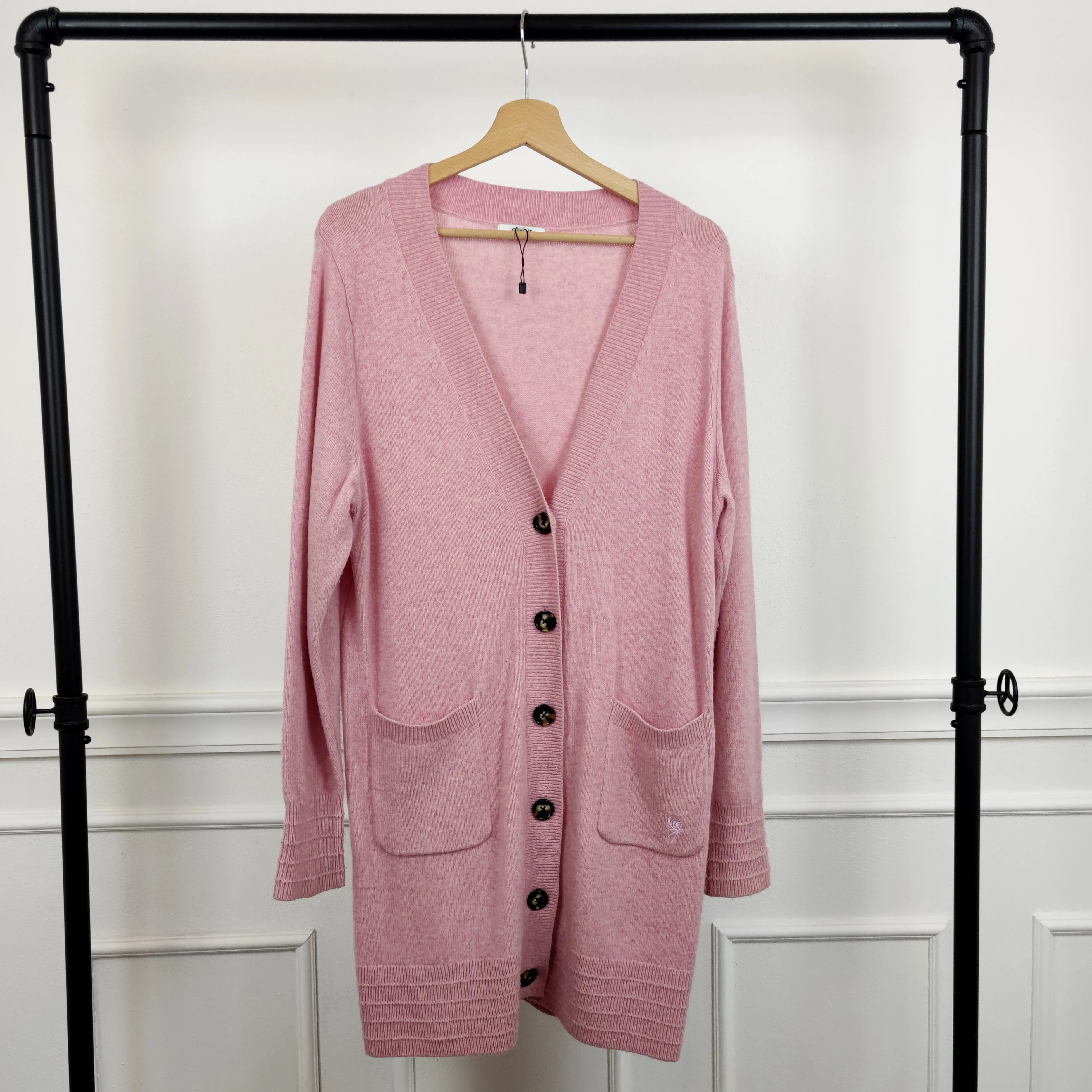 Cardigan Ganni rosa