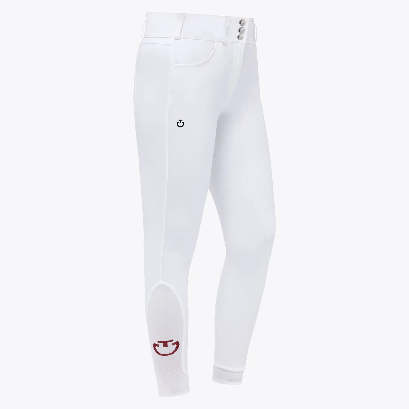 Cavalleria Toscana High Waist Full Seat Breeches - White