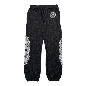 Chrome Hearts Sublimated Cemetery Cross Sweatpants Black