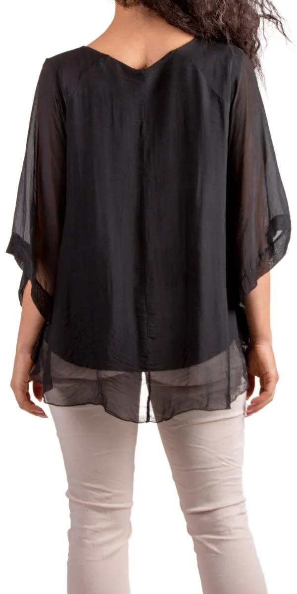 Coletta Silk Top