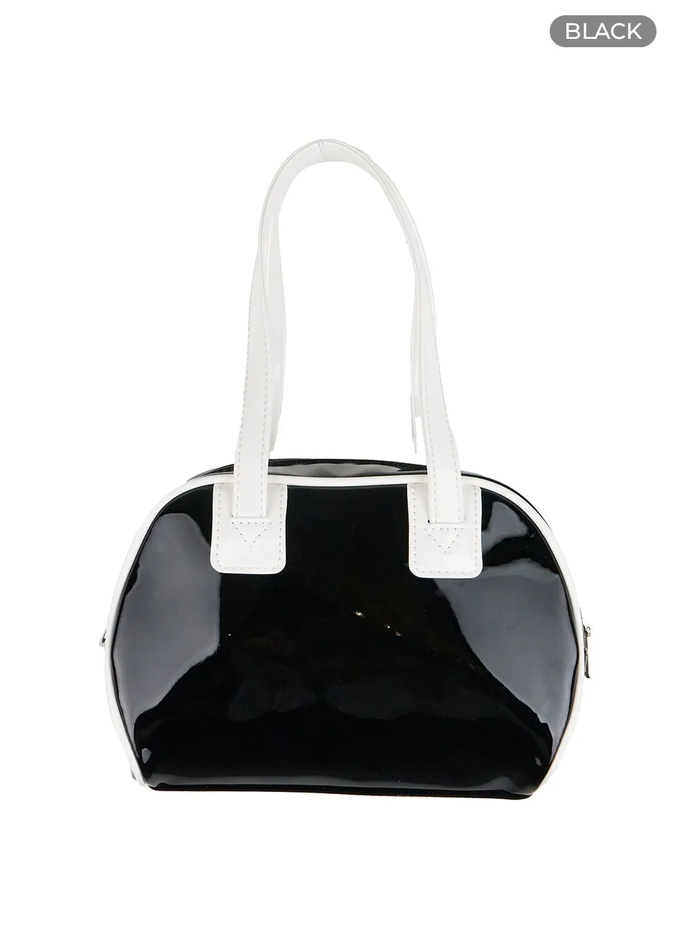 Color Contrast Glossy Bag OL423