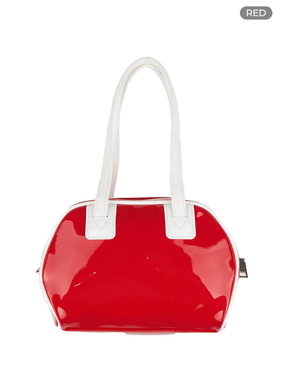 Color Contrast Glossy Bag OL423