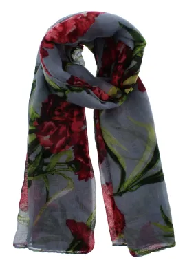 Coronation Flower on Scarf