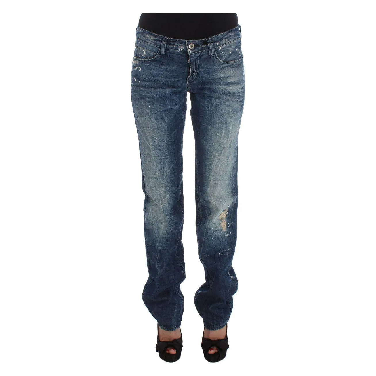 Costume National Chic Blue Regular Fit Denim