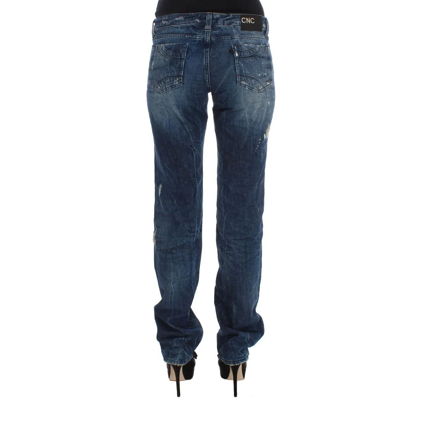 Costume National Chic Blue Regular Fit Denim