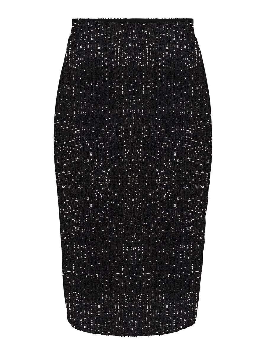 Delia Pencil Skirt (Black)