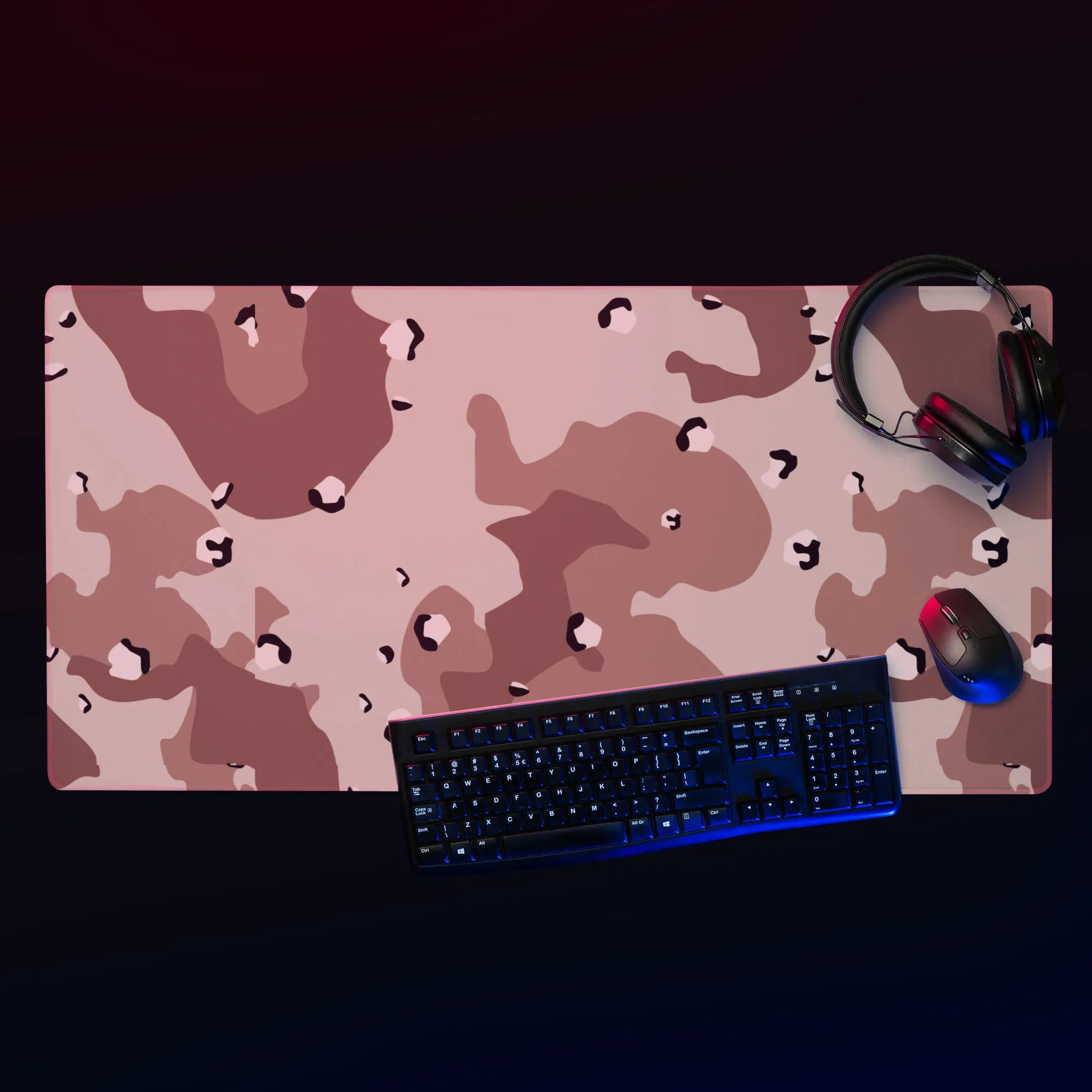 Desert Camouflage Pattern Gaming Mouse Pad