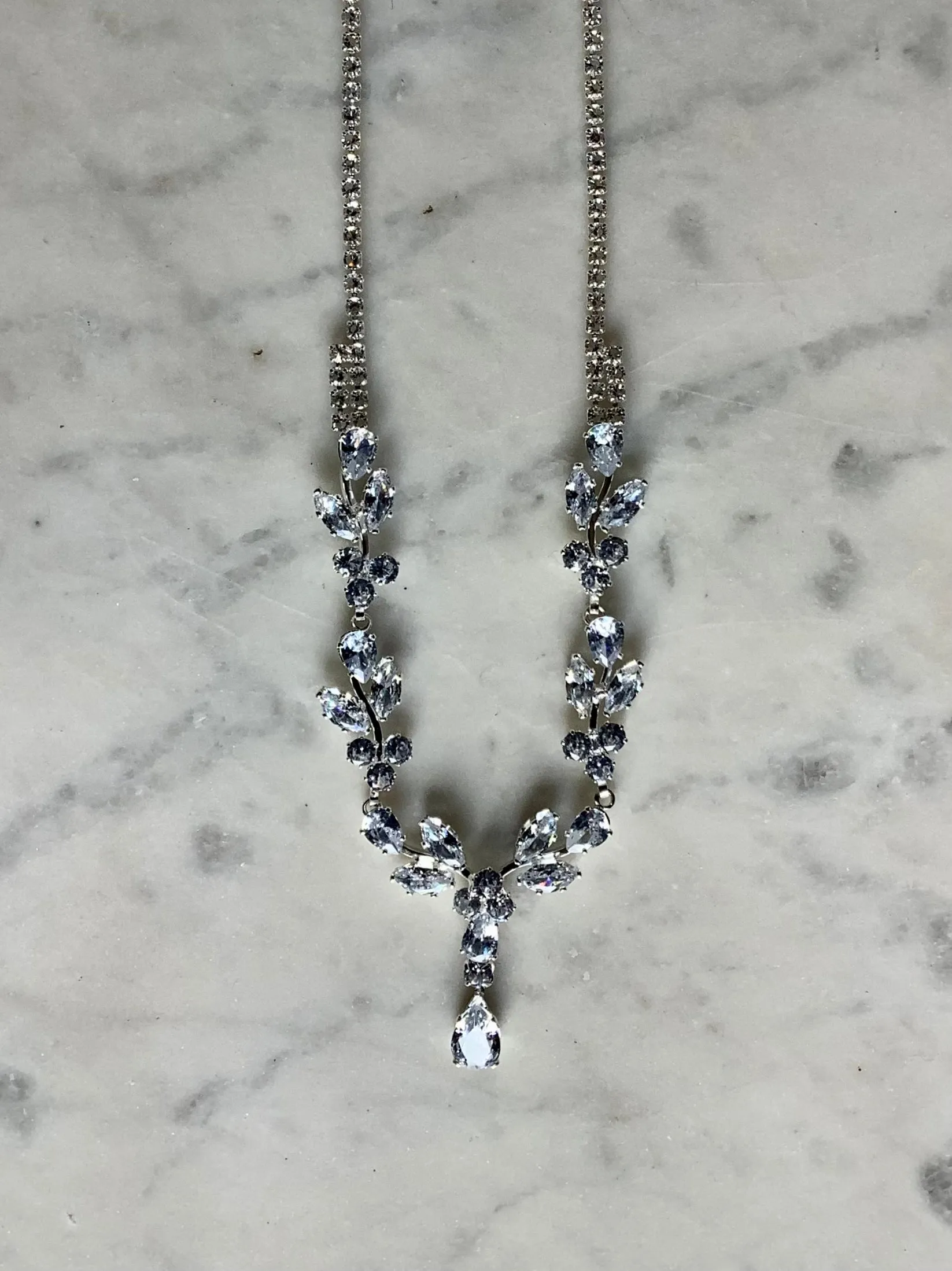 Diana Rhinestone Necklace